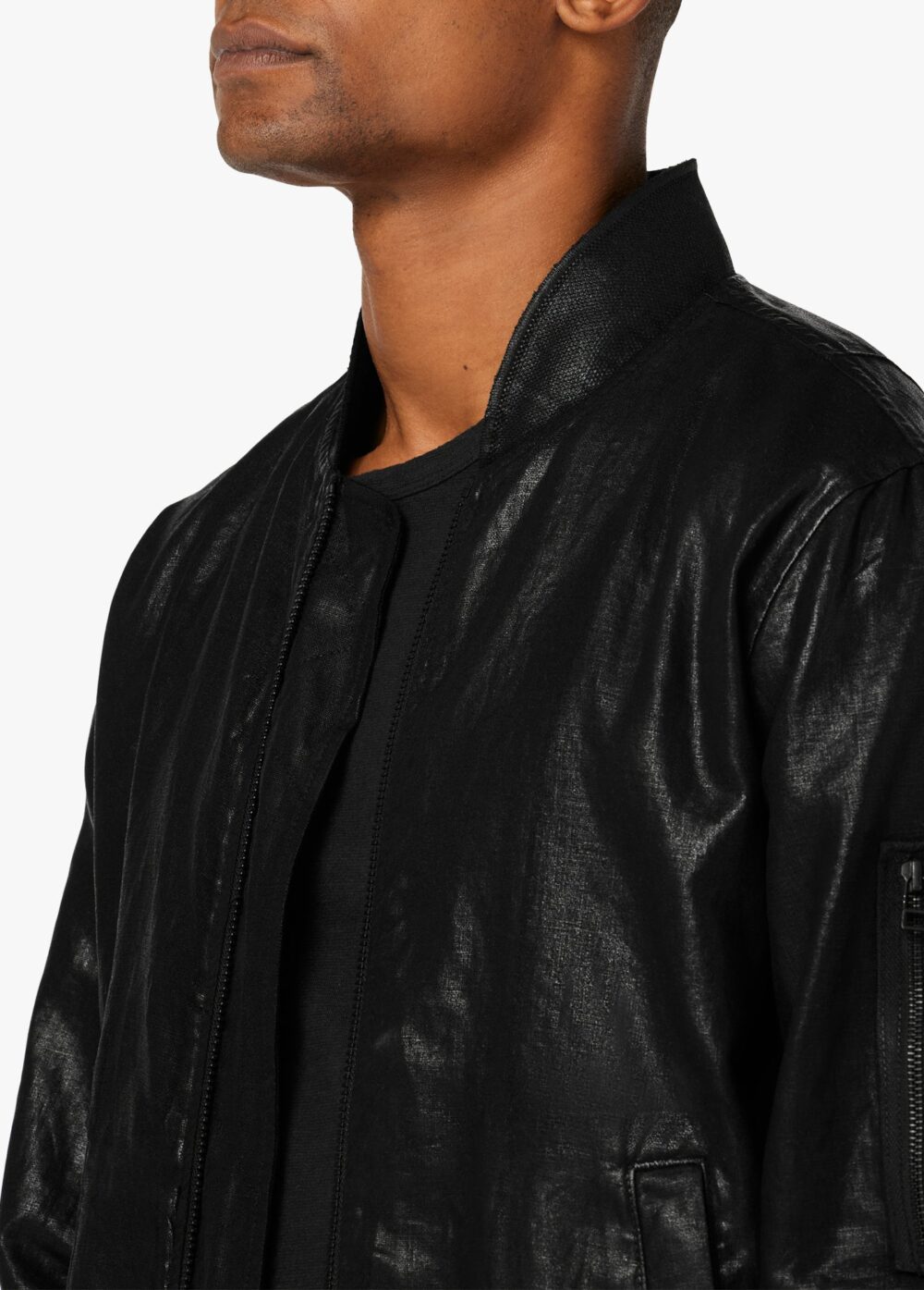 RAY LINEN BOMBER - Image 4